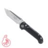 LUDT Gen III T/E Automatic Knife Black Aluminum (3.5" Apoc Full Serr)