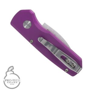 Runt 5 Wharncliffe Purple Al (1.9" Satin MagnaCut)