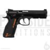 SHADOW 2 ORANGE W/ BLK GRIPS